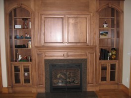Fireplace with Built-Ins